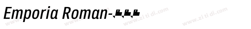 Emporia Roman字体转换